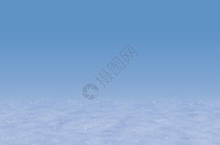 蓝色调的纯软雪背景背景图片