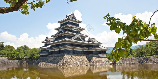 日本松城的景色图片