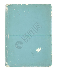 孤立在白色背景上的旧书封面图片