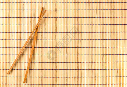 竹餐垫稻草木背景自然工具图片