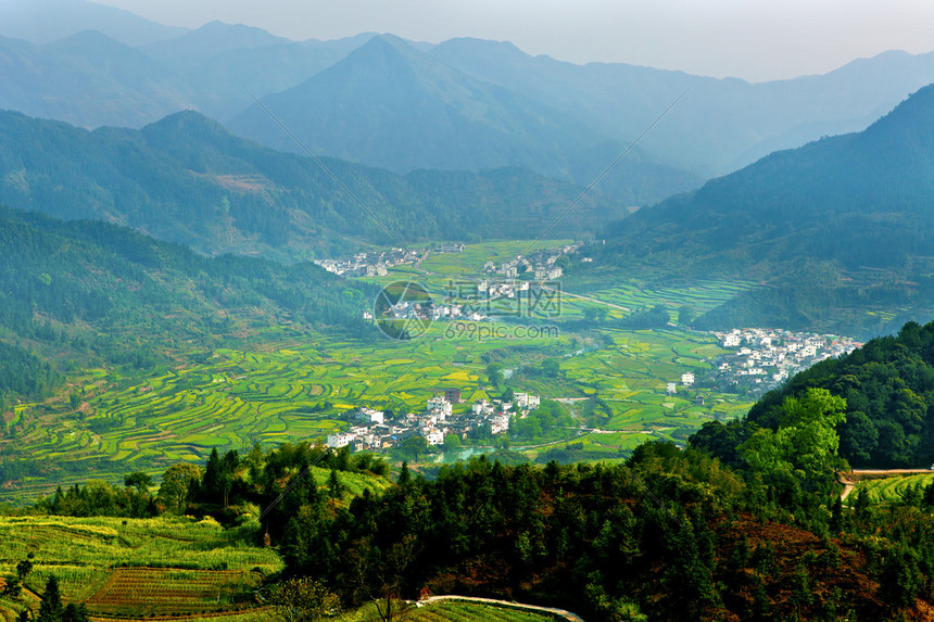 婺源的乡村景观图片