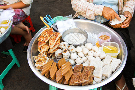 缅甸甜点在缅甸图片