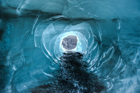冰岛米达尔斯冰原川冰岛语为泥潭冰川通往冰川本身图片