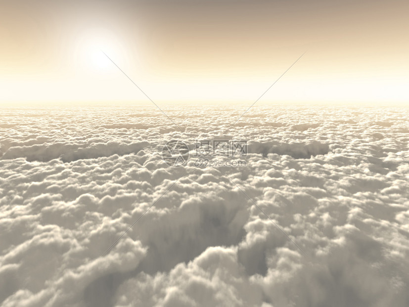 云端之上的无限自由图片