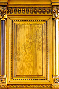 家具特写的木质装饰门面图片