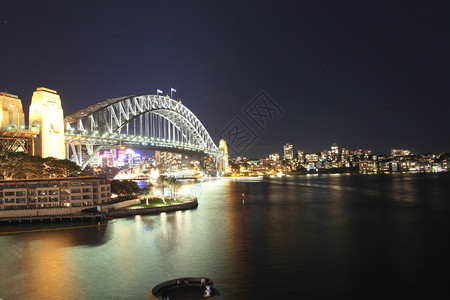 悉尼海港大桥之夜图片