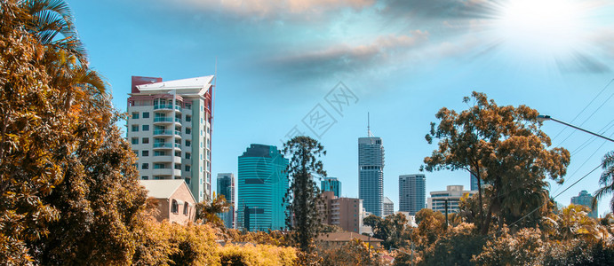布里斯班摩天大楼澳大图片