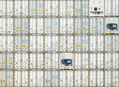 码头的货运集装箱货图片