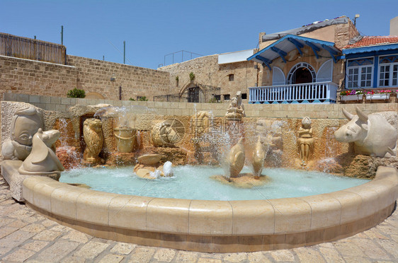 以色列特拉维夫旧贾法Kedumim广场的Zo图片