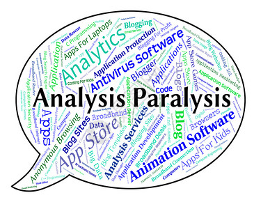 分析瘫痪意味着数据分析和分析图片