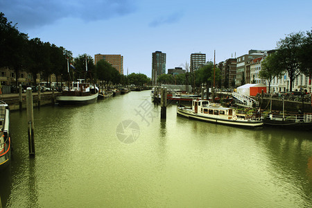 荷兰鹿特丹码头欧洲图片