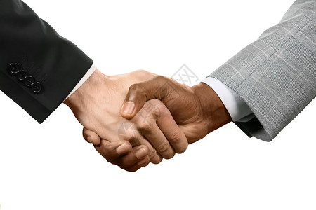 两个男人握手说好了的记住你的诺言尊重图片