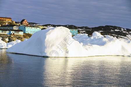 格陵兰Ilulissat的北极海洋图片