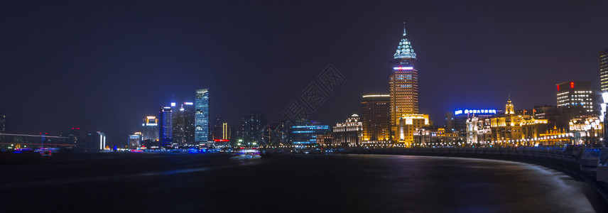 上海外滩美丽的夜景图片