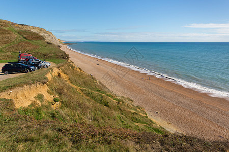 Eype海滩DorsetEnglandukJurassic海岸图片