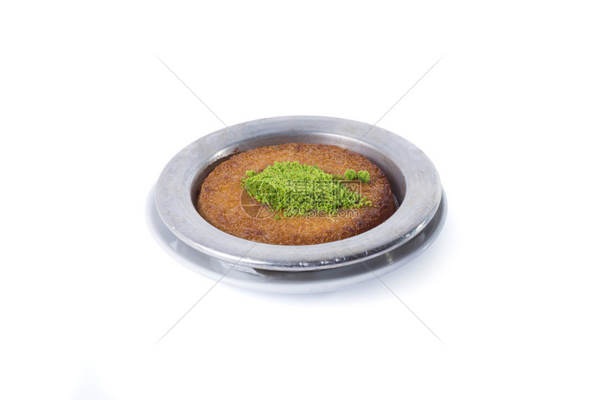 土耳其甜点kunefe与pistachio里图片