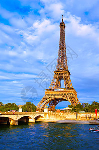 巴黎法国日落图片