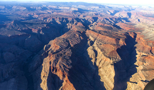 美国亚利桑那州科罗拉多大峡谷鸟瞰图图片