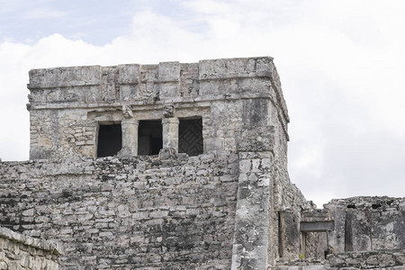 墨西哥图卢姆的考古遗址图片