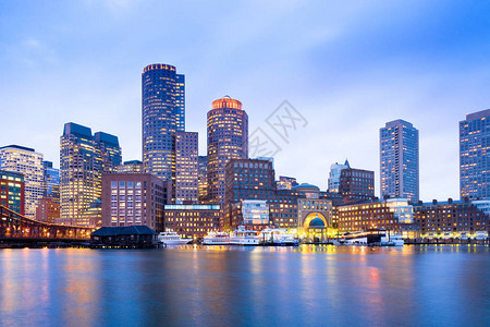 美国马萨诸塞州波士顿杜斯克金融图片