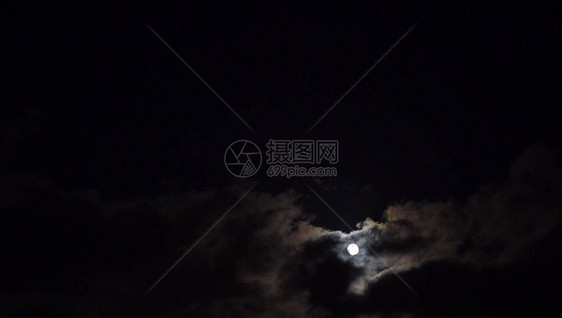 月亮和夜空图片