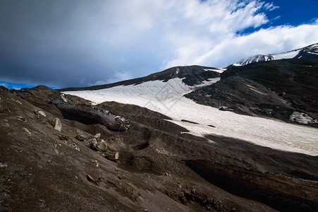 火山景观阿瓦钦斯基火山堪察加半岛的活火山图片