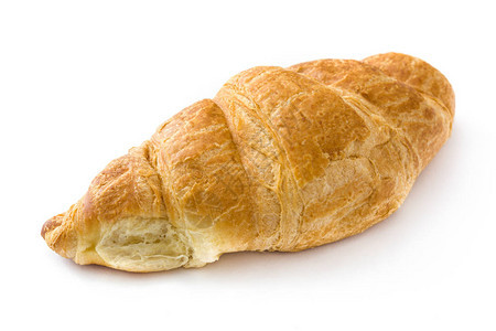Croissant孤立背景图片