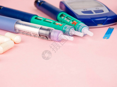 用于糖尿病人胰岛素和凝胶计的胰岛图片