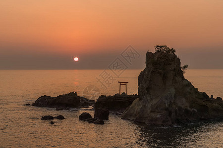 福岛省Iwaki镇Hattachi海滩夏图片