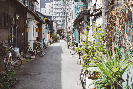 日本大阪的中崎町街道图片