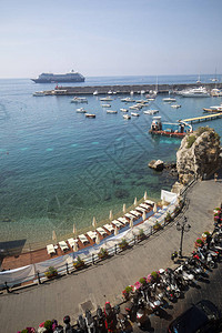 意大利坎帕尼亚的意大利城镇阿马尔菲码头和港口图片