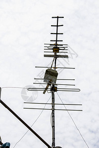 老式电视天线接收器图片