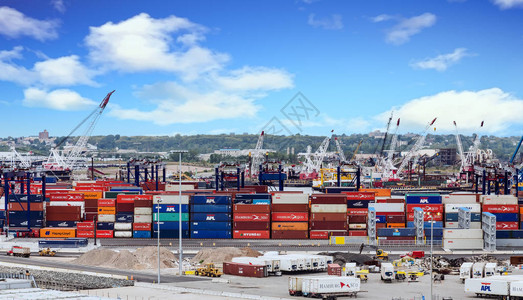 贸易展展位商业码头高清图片