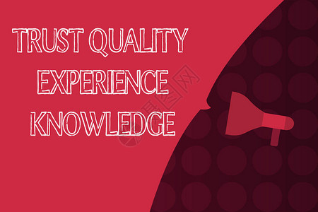 文字写作文本信任质量体验知识客户优质服务和满意背景