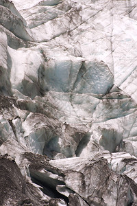 压缩冰层的奇特结构狐冰川图片