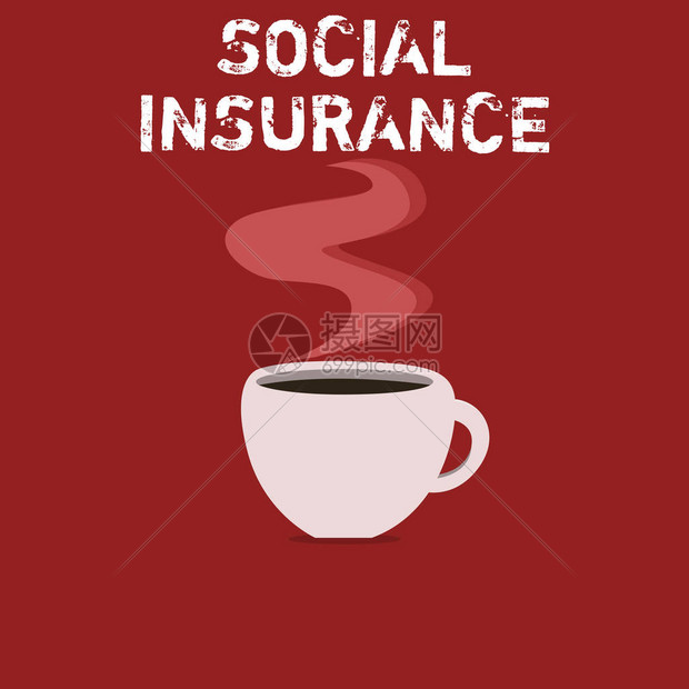 说明社会保险的文本符号图片
