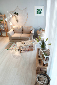 室内舒适起居室生态风格家具舒适图片