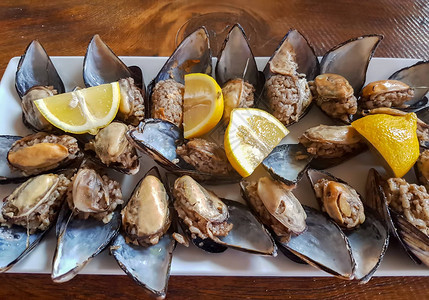 美味海鲜填料贝类土耳其图片