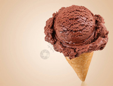 本底巧克力冰淇图片