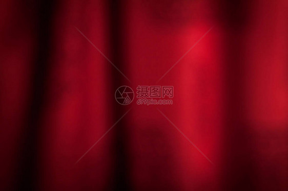 红色帆布窗帘作为背景图片