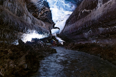 CuevadeLosVerdes的水光学幻觉反射图片