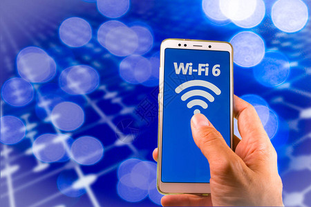 6是下一代的Wifi连通背景图片