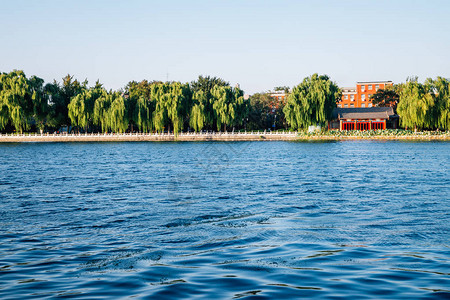 北京西海湖和中华传统展馆图片