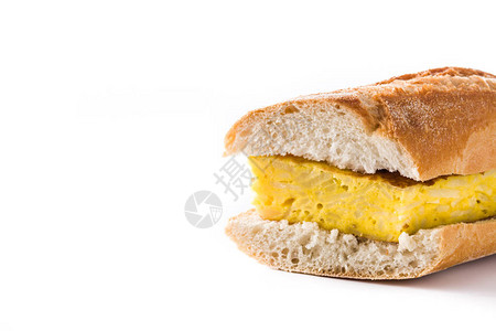 西班牙马铃薯蛋黄酱三明治图片