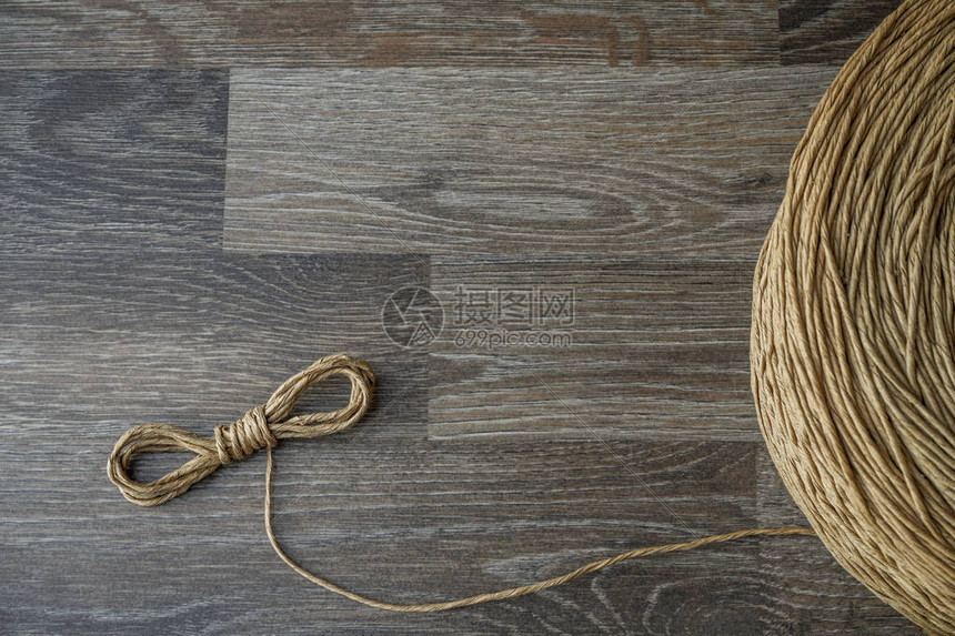 绳索是一组纱线帘布层纤维或股线图片