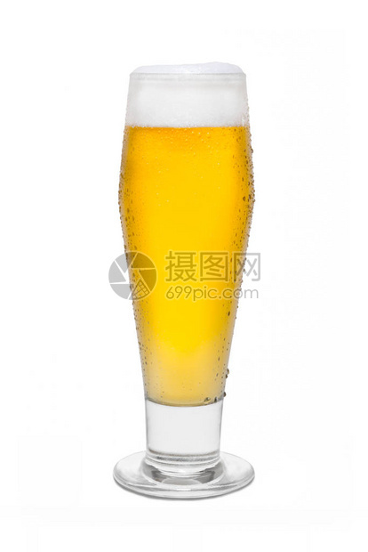 典型的比尔斯纳啤酒加凝聚配图片