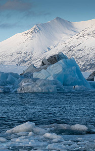 Joekulsarlon冰川环礁湖冰山图片