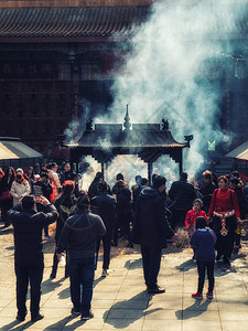 赵州寺庙背景图片