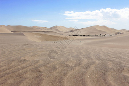 纳米布沙漠中的沙丘图片