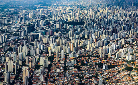 一个大城市的空中景象圣保图片